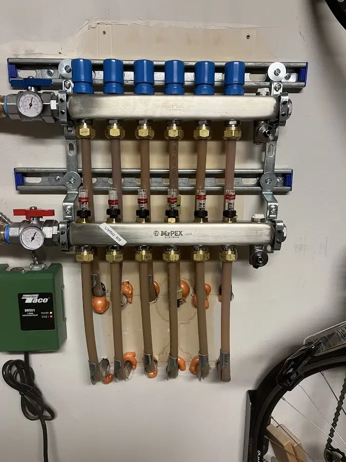 Plumber performing Gas Leak Detection at a residential property in Lakehills